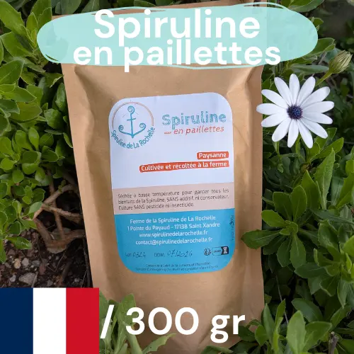 Spiruline en Paillettes - 300g (France)